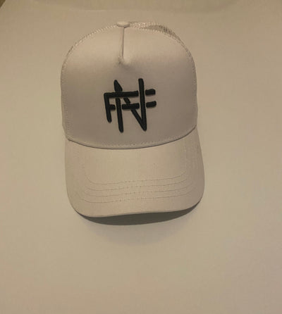 FN CAP  WHITE & BLACK | FN Cap White & Black | Classic Baseball Cap with a Modern Twist